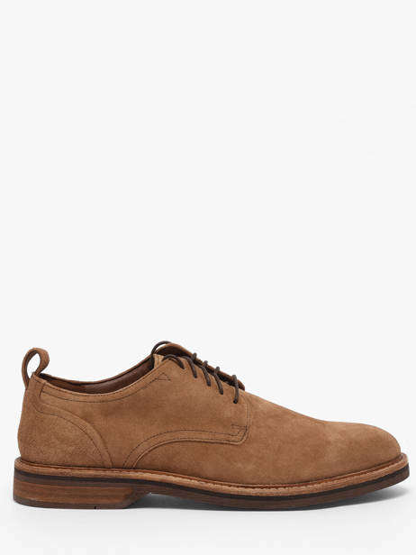 Stadsschoenen Uit Leder Clarks Bruin men 26186448