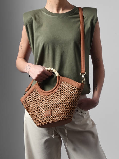 Handtas Neflier Estival Woomen Bruin neflier estival WNEE02 ander zicht 2