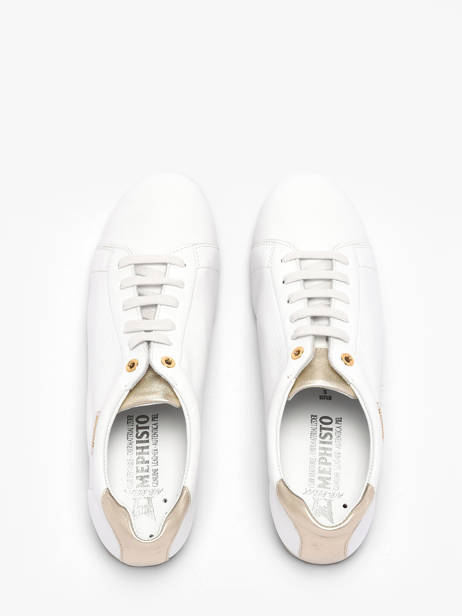 Sneakers Uit Leder Mephisto Wit women P5149766 ander zicht 3