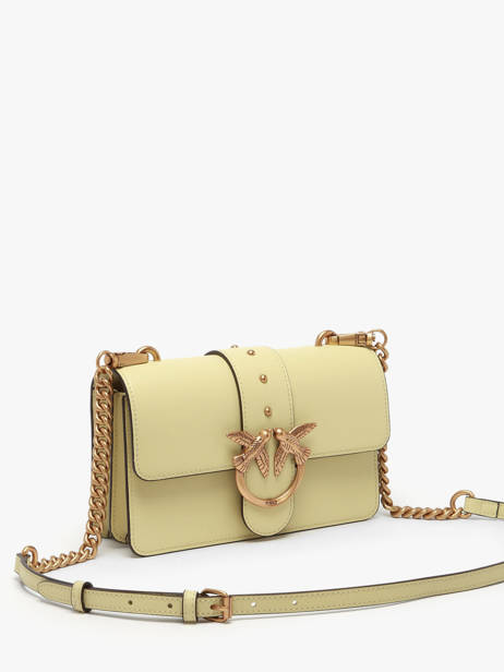 Cross Body Tas Love Bag Icon Leder Pinko Groen love bag icon A0F1 ander zicht 2