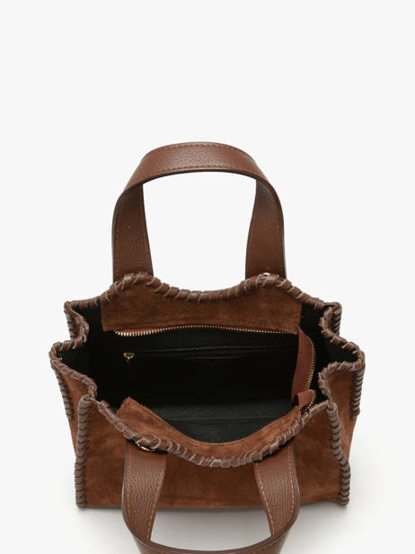 Handtas Velvet Caviar Milano Bruin velvet caviar VC25111 ander zicht 3