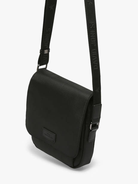 Cross Body Tas David jones Zwart men 931105 ander zicht 2