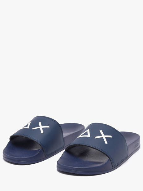 Slippers Sun68 Blauw men X3611007 ander zicht 1