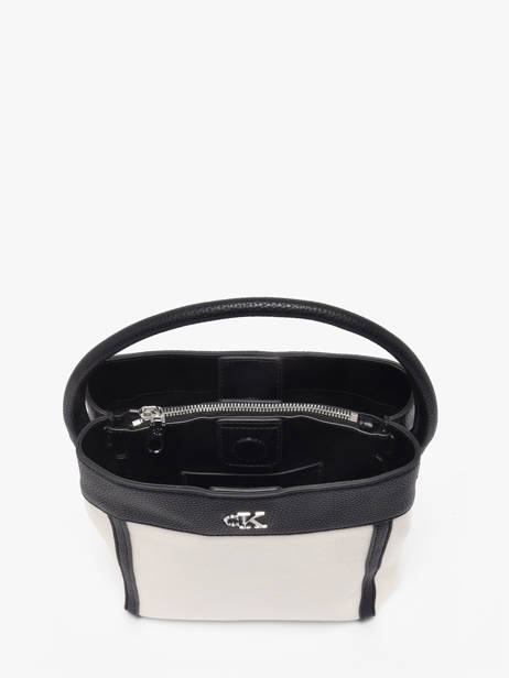 Handtas Hardware Monogram Katoen Calvin klein jeans Wit hardware monogram 4F3348G ander zicht 3