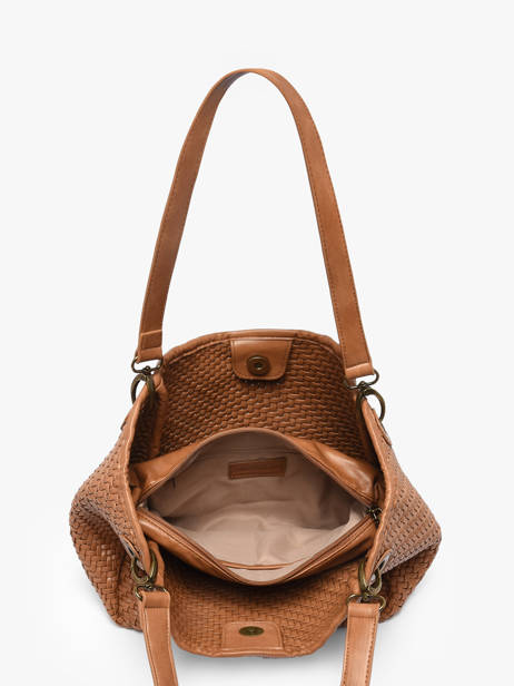 Schoudertas Tresse Miniprix Bruin tresse 6681 ander zicht 3
