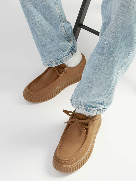 Derby Veterschoenen Uit Leder Clarks Bruin men 26186161 ander zicht 1