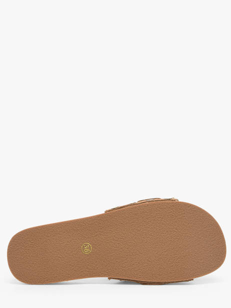 Slippers Uit Leder Colors of california Bruin women HCBAYL05 ander zicht 4