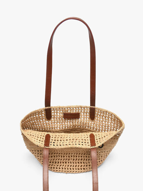 Schoudertas Cabas Raphia Raphia Vanessa bruno Beige cabas raphia 60V40818 ander zicht 3