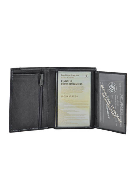 Portefeuille Leder Arthur & aston Zwart diego 1438-805 ander zicht 3
