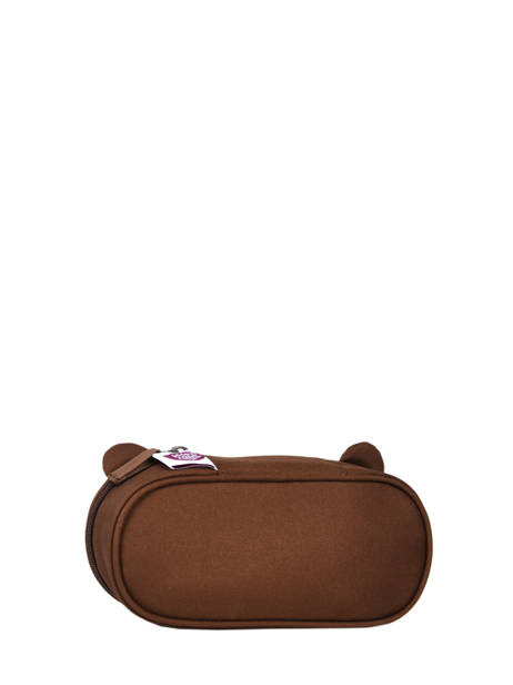Pennenzak 1 Compartiment Pencil Case Affenzahn Bruin pencil case PEN1 ander zicht 2