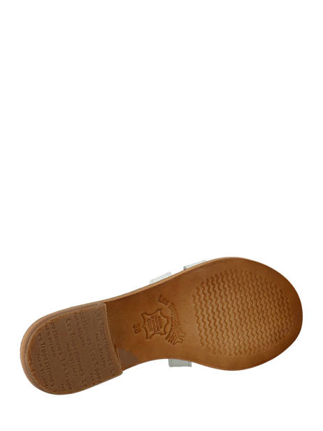Slippers Damia Uit Leder Les tropeziennes Wit women DAMIA ander zicht 5