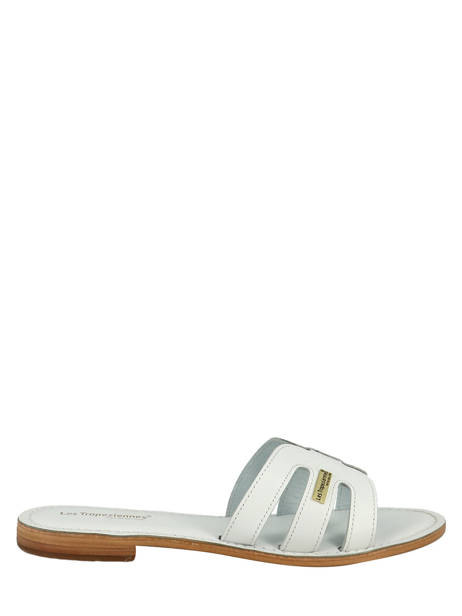 Slippers Damia Uit Leder Les tropeziennes Wit women DAMIA ander zicht 1