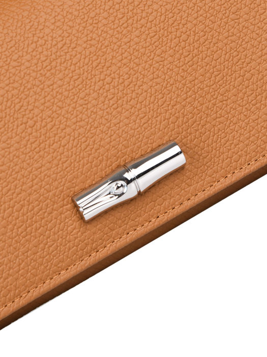 Longchamp Roseau Portefeuille Bruin