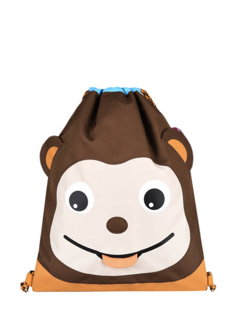Sportzak Small Friends Affenzahn Bruin gymbag GYM1