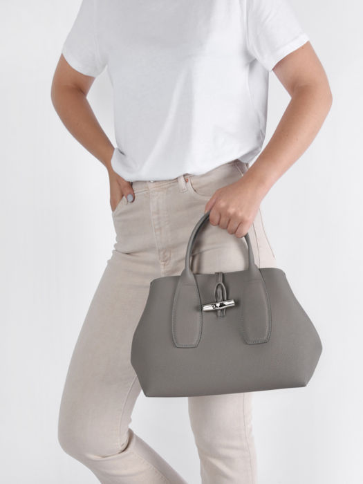 Longchamp Roseau Handtas Grijs