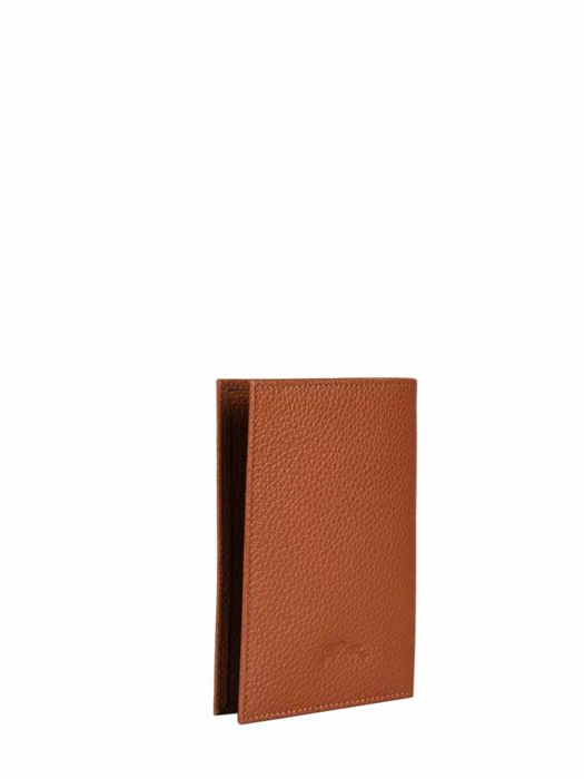Longchamp Le foulonné Papierhouder Bruin