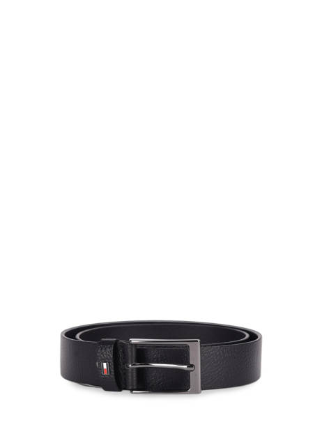 Herenriem Leder Tommy hilfiger Zwart belt AM0847Z