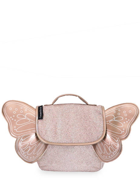 Mini Rugzak Caramel et cie Roze glitter - SBB07-MI