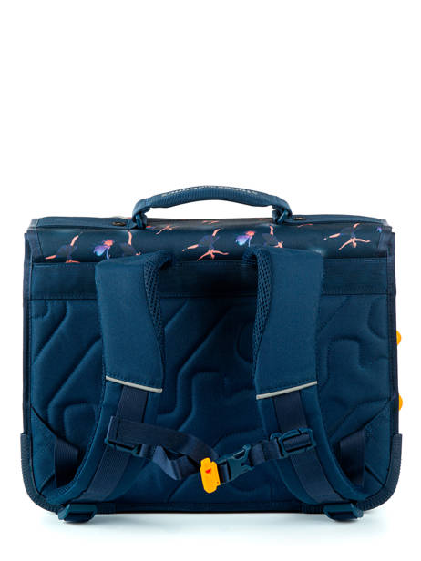 Boekentas 2 Compartimenten Lily Girls Stones and bones Blauw girls G ander zicht 4