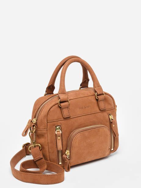 Cross Body Tas Vintage Leder Nat et nin Bruin vintage MICRMACY ander zicht 2