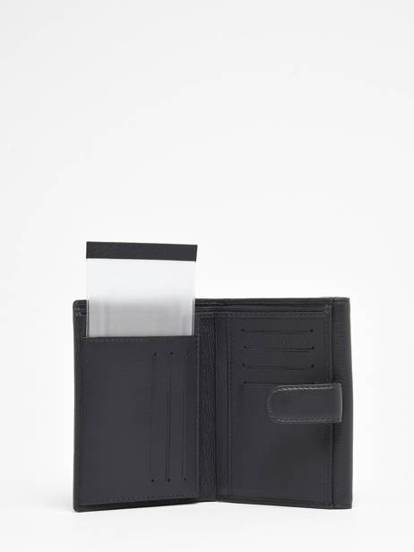 Portefeuille Leder Yves renard Blauw foulonne 29468 ander zicht 2