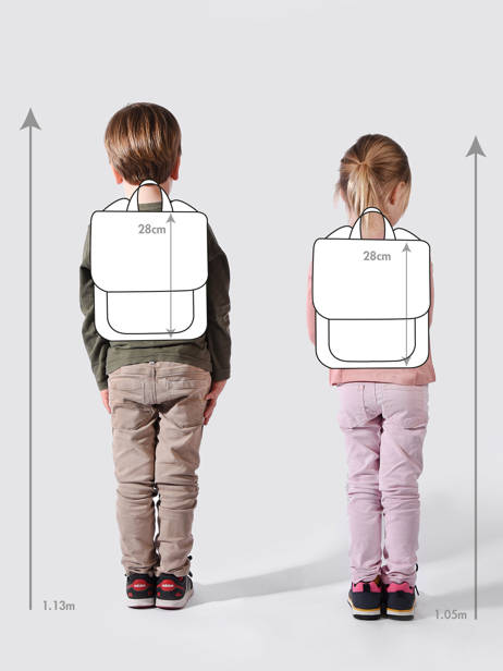 Mini Rugzak Tann's Blauw ecole des tann's 645142 ander zicht 1