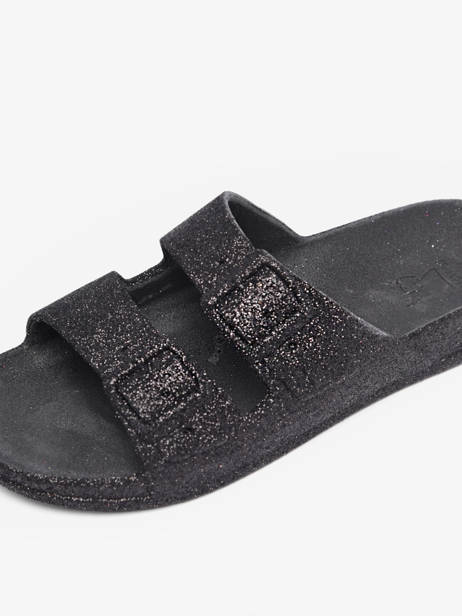 Slippers Transoco Cacatoes Zwart women TRANCOSO ander zicht 1