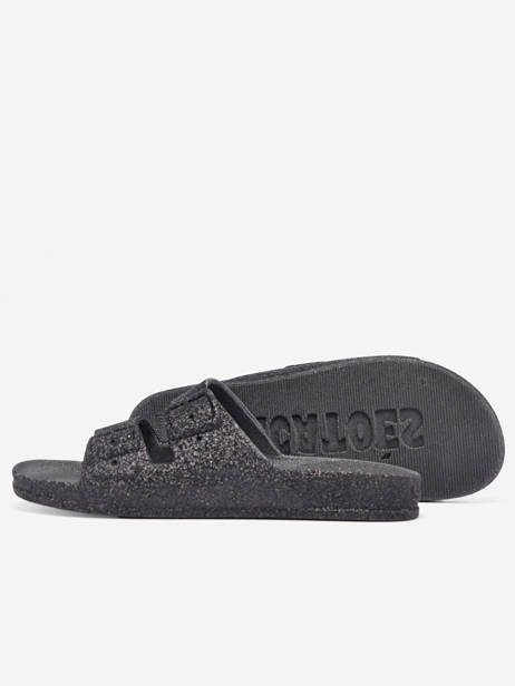 Slippers Transoco Cacatoes Zwart women TRANCOSO ander zicht 3