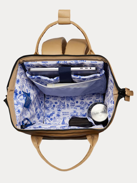 Personaliseerbare Rugzak Adventurer Medium Cabaia Beige adventurer MW ander zicht 3