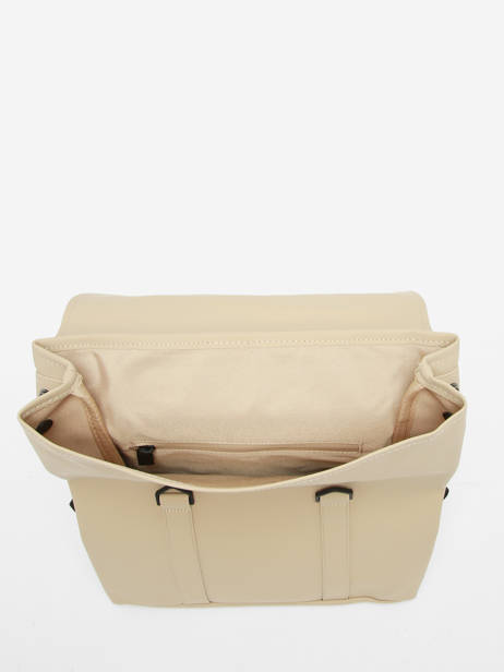 Rugzak 1 Compartiment Rains Beige city 13310 ander zicht 2